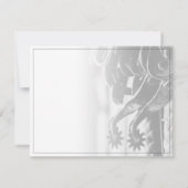 Pensioenaankondiging met oude sporen (Achterkant)