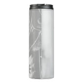 Pensioenaankondiging met oude sporen thermosbeker (Achterkant)