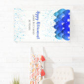 Pensioenballonnen Star Confetti Banner (Insitu)