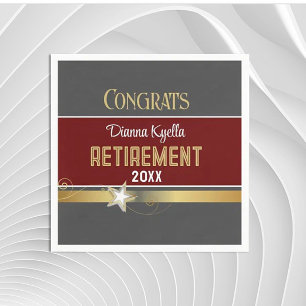 Pensioenbonen! Gepersonaliseerd, Classy Servet