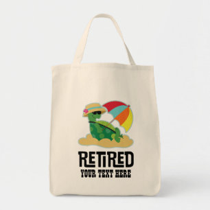 Pensioencadeau op maat gepersonaliseerd in ruste tote bag