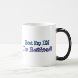 Pensioencadeaus en T-shirts met pensionering Magische Mok