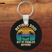 Pensioencadeaus in ruste 2021 sleutelhanger (Voorkant)