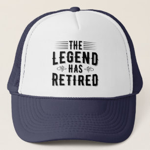 Pensioencadeautjes, de legende is gepensioneerd trucker pet