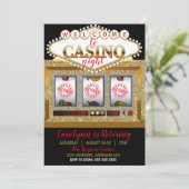 Pensioencasino's machine las Vegas Kaart (Staand voorkant)