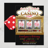 Pensioencasino's machine las Vegas Kaart (Voorkant / Achterkant)