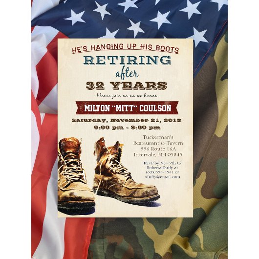 Pensioenconstructie Militaire uitnodiging