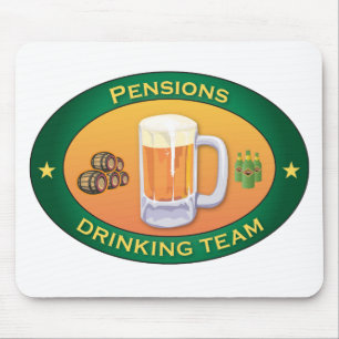 Pensioenen Drink team Muismat