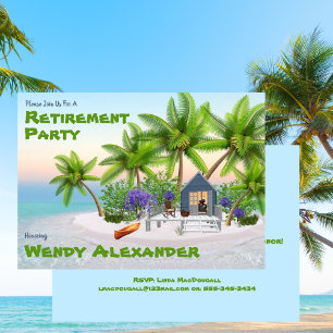 Pensioenfeest - Fun Vacation Kaart