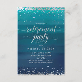 Pensioenfeest Uitnodigen - Klein, Elegant, Eenvoud Kaart