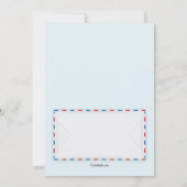 Pensioenfeest Uitnodiging US Mail (Achterkant)