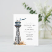 Pensioenfeestje luchtverkeersleider (Staand voorkant)