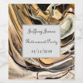 Pensioenfeestje Wijn Etiket (Enkel label)