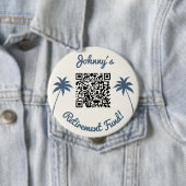 Pensioenfonds venmo qr-code ronde button 4,0 cm (In situ)