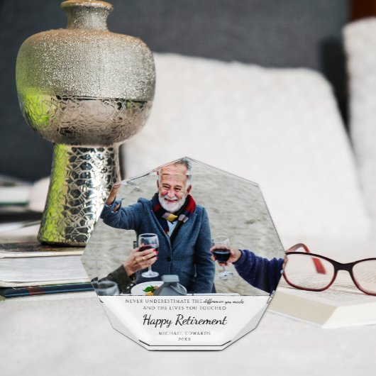 Pensioenfoto Keepsake Award Fotoblokken