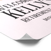 pensioengerechtigde partij, welkomstteken poster (Hoek)