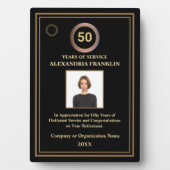 Pensioenjaren werknemer Jaar van uitreiking van ui Fotoplaat (voorkant)