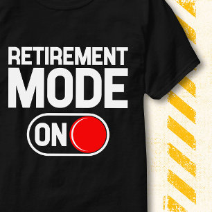 Pensioenmodus Aan Gepensioneerde Schakelaar Vet Gr T-shirt
