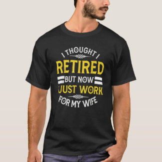 Pensioenontwerpen Mannen Vader Bachelor Party Pun T-shirt