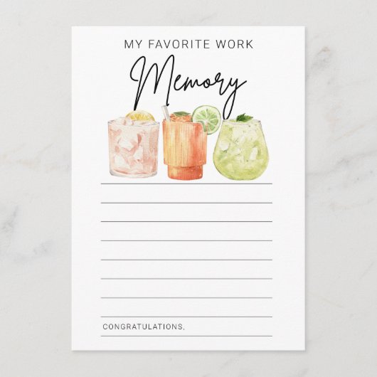 Pensioenpartij Deel uw favoriete werkgeheugen Advieskaart (Voorkant)
