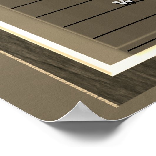 Pensioenpartij Golden Handshake Poster (Hoek)