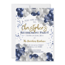 Pensioenpartij Navy ballonnen