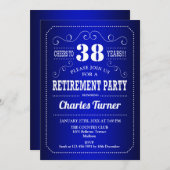 Pensioenpartij - Royal Blue Kaart (Voorkant / Achterkant)