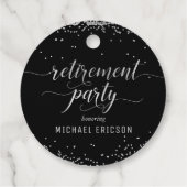 Pensioenpartij voor Label Elegant Silver, zwart (Achterkant)