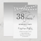 Pensioenpartij - Zilver White Kaart (Voorkant / Achterkant)