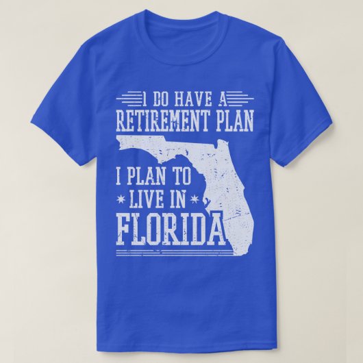 Pensioenplan Florida T-shirt (Design voorkant)