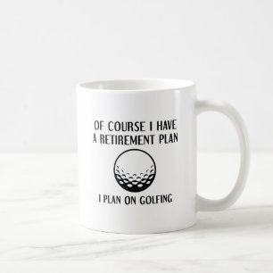 Pensioenplan Golfen Koffiemok