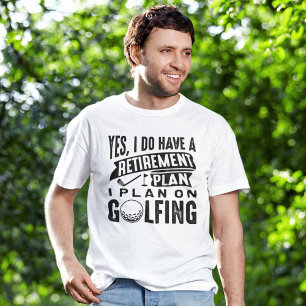 Pensioenplan Golfing T-shirt