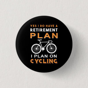 Pensioenplan I voor fietsen Ronde Button 3,2 Cm