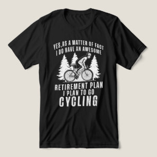 PENSIOENPLAN IK BEN VAN PLAN OM TE GAAN FIETSEN Tri-Blend SHIRT