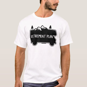 Pensioenplan RV Camper Toerwagen T-shirt