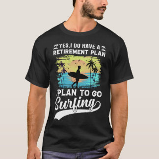 Pensioenplan Surfen T-shirt