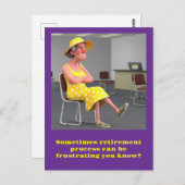 " PENSIOENPROCES BIJ SS KANTOOR " BRIEFKAART (Voorkant / Achterkant)