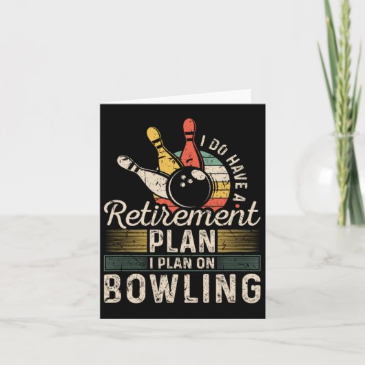 Pensioenregeling Bowling Kaart (Voorkant)