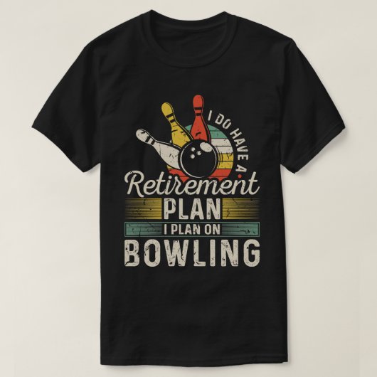 Pensioenregeling Bowling T-shirt (Design voorkant)