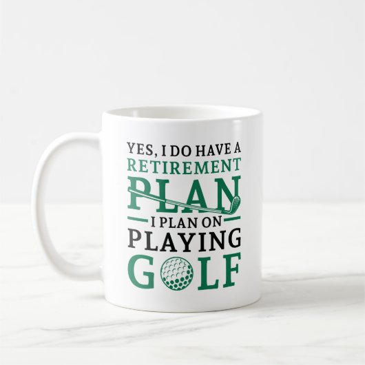 Pensioenregeling Golf Koffiemok (Links)