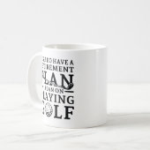 Pensioenregeling Golf Koffiemok (Voorkant links)