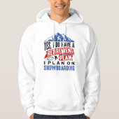 Pensioenregeling Snowboarding Hoodie (Voorkant)