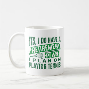 Pensioenregeling Tennis Koffiemok