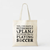 Pensioenregeling Voetbal Tote Bag (Achterkant)