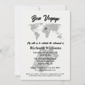 Pensioenreis Thema Partij Wereldkaart Vintage Kaart (Voorkant)