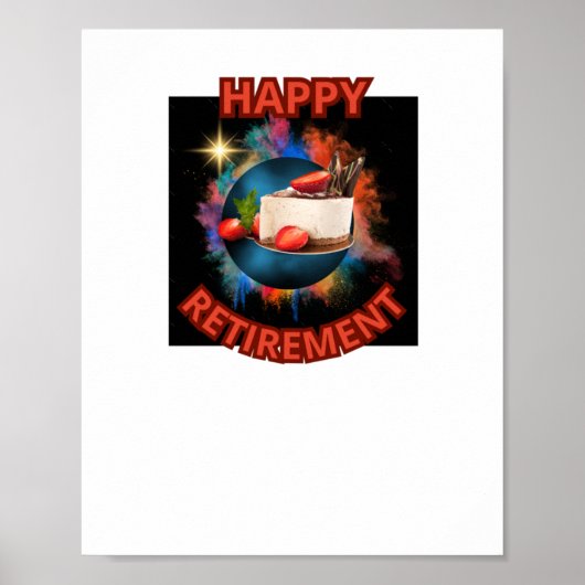 Pensioensticker poster (Voorkant)
