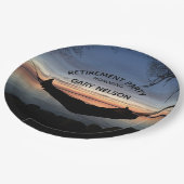 Pensioenthema - Partij Papieren Bordje (Gekanteld)