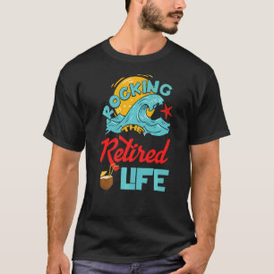 Pensioenuitkering 2021 Retro , die het gepensionee T-shirt