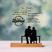 Pensioenuitkering Acryl Bord (Neutraal)