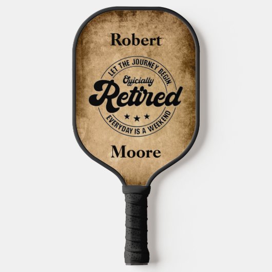 Pensioenuitkering Pickleball Paddle (Voorkant)